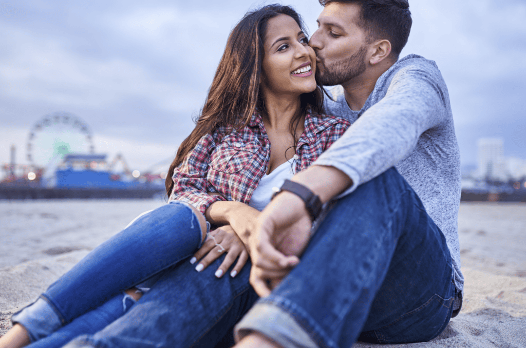 A couple working on their connection with attachment therapy. 